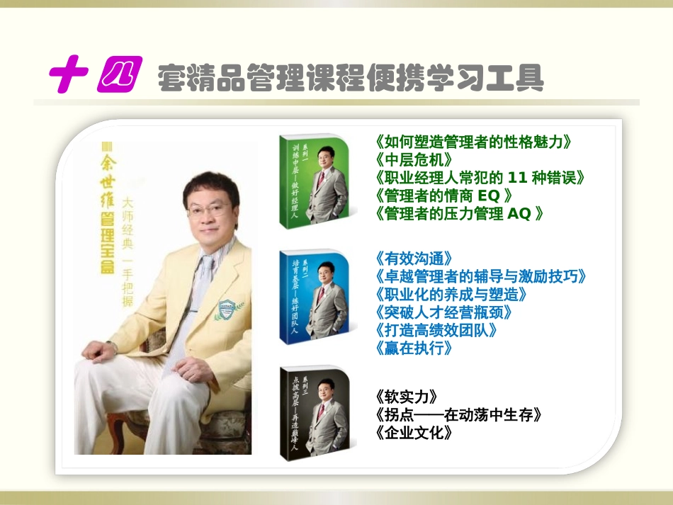 (介绍)余世维博士管理宝盒_第2页