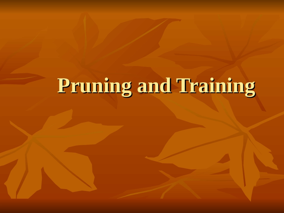 果树修剪与整形英文版_第1页