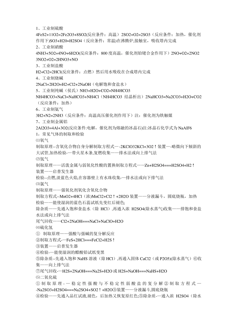 化学试验室制法大全_第1页