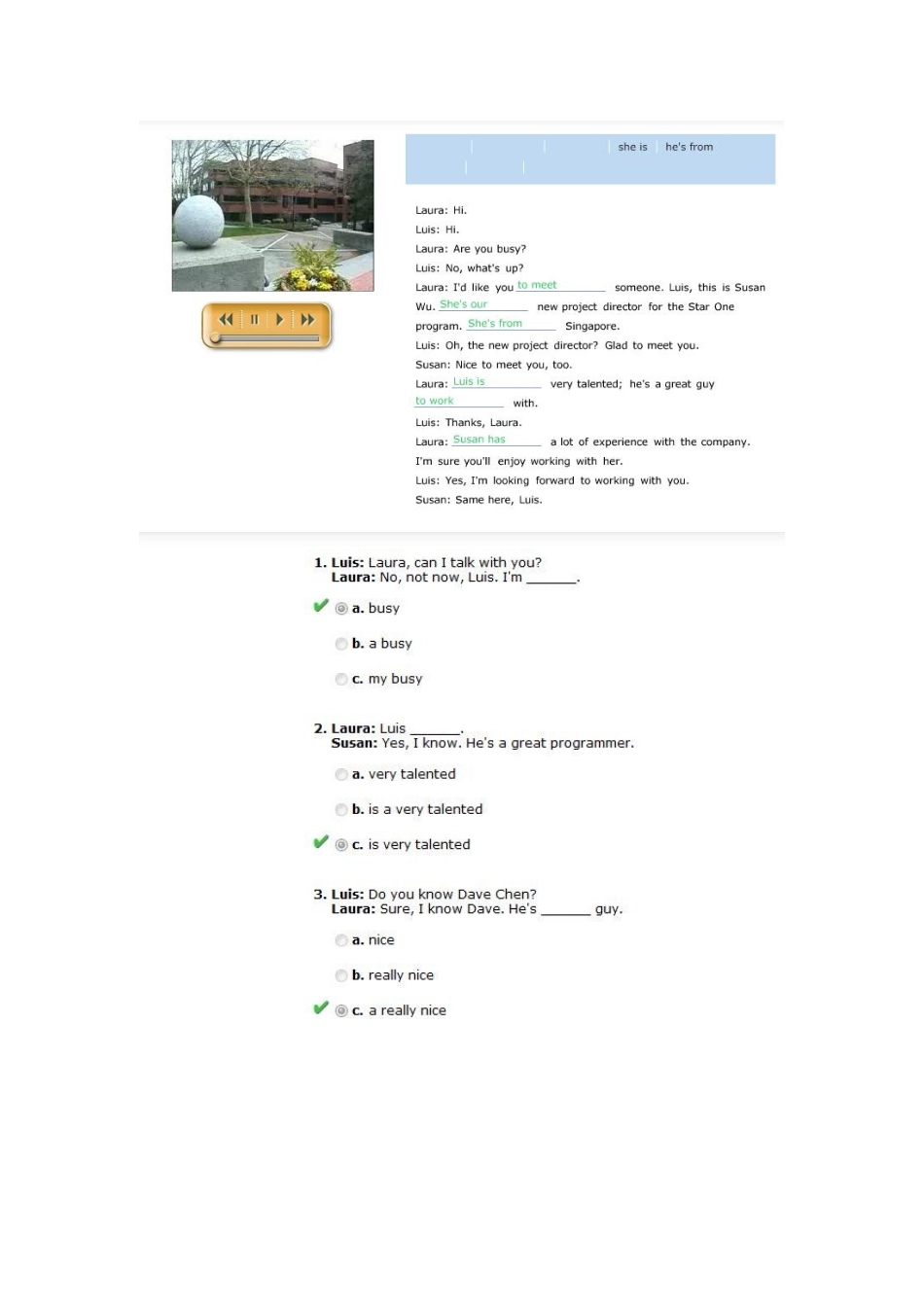 朗文交互英语第二级A2_第2页