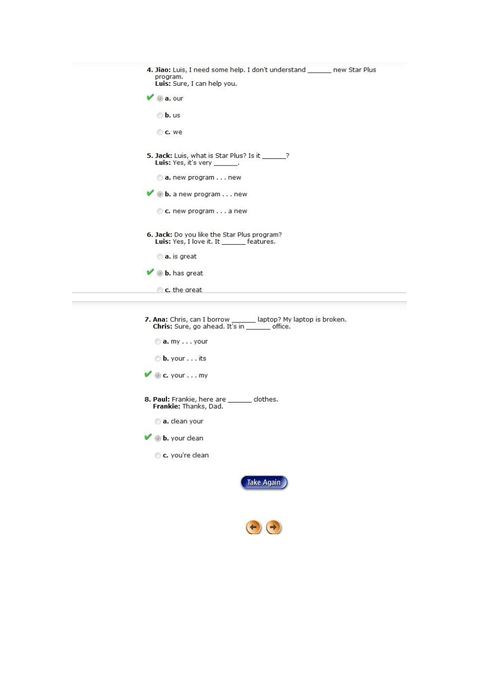 朗文交互英语第二级A2_第3页