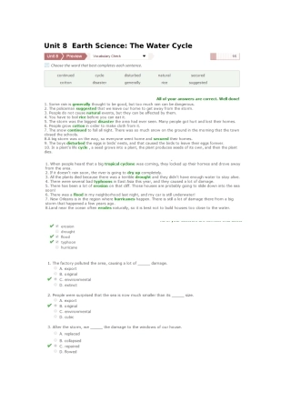 朗文交互英语ULearning Academic Connections 2 Unit 8  Earth Science