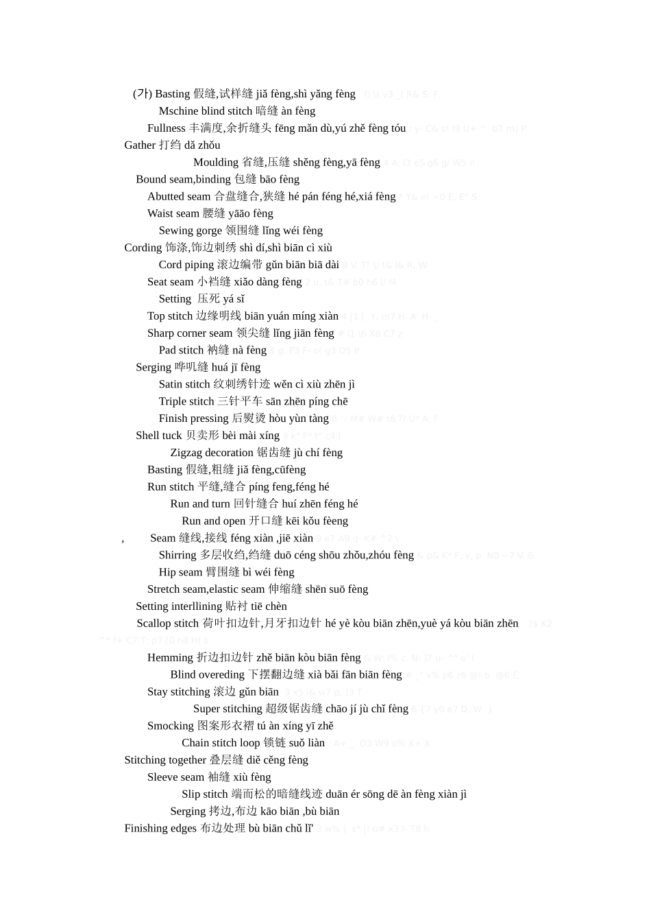 服装韩语工艺术语_第3页