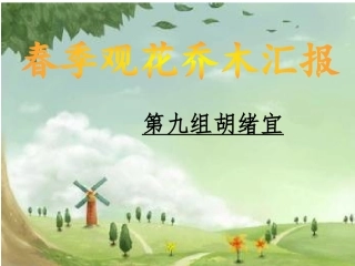 春季观花乔木