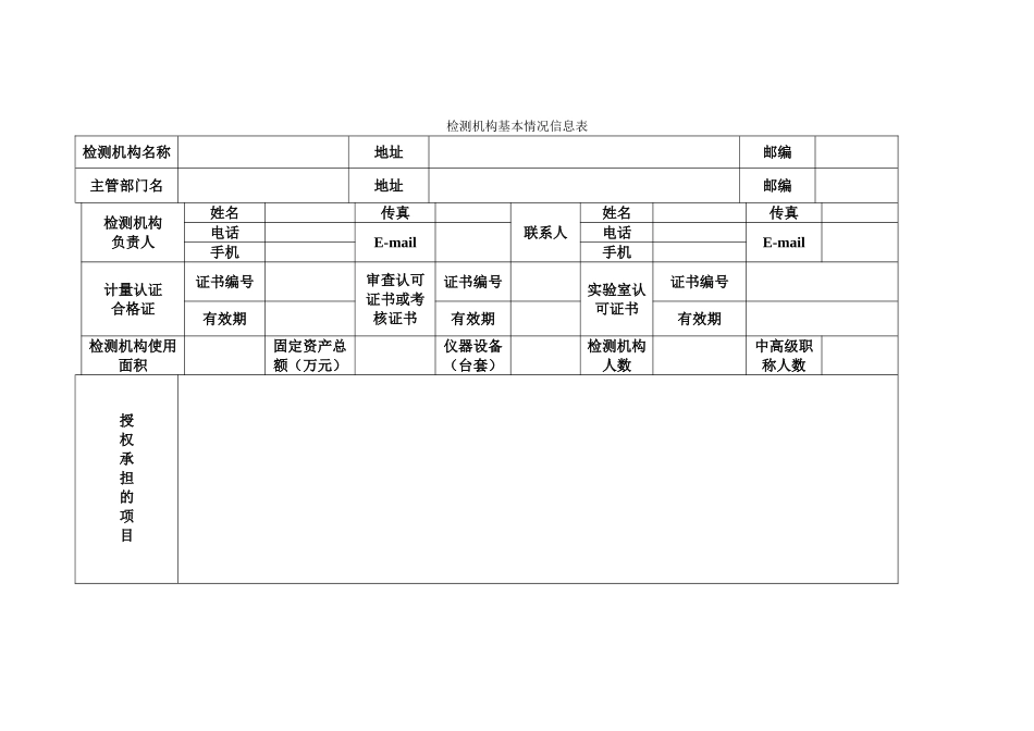 无公害农产品检测机构资格申请表_第3页