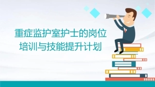 重症监护室护士的岗位培训与技能提升计划护理课件