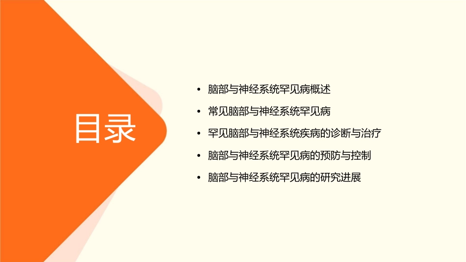 脑部与神经系统罕见病概要课件_第2页