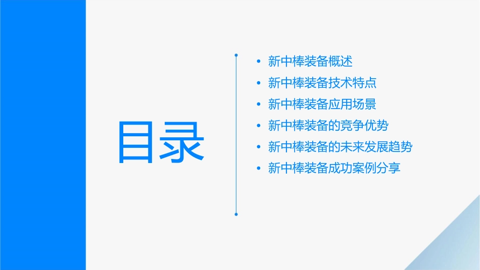 新中棒装备介绍课件_第2页