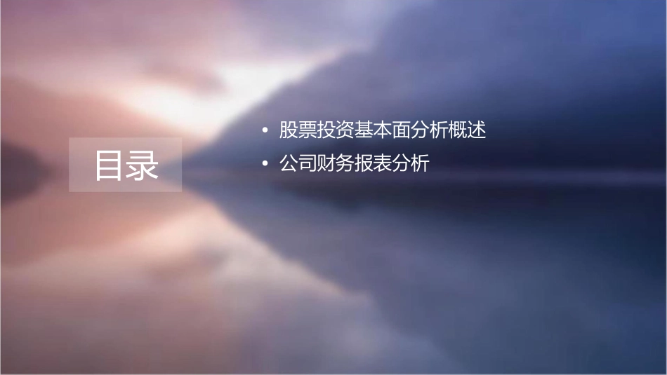 股票投资基本面分析课件_第2页