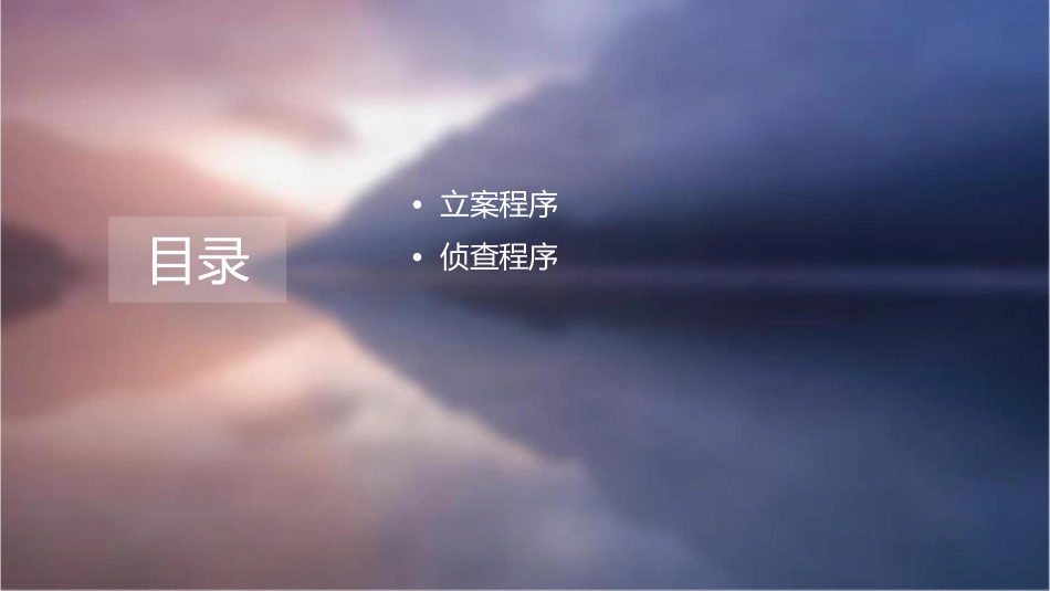 立案与侦查程序是法治和恣意而治的分水岭课件_第2页