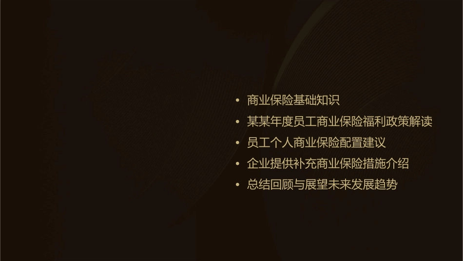 某某年度员工商业保险福利方案课件_第2页
