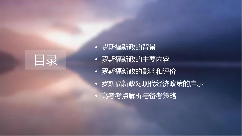 高三一轮复习罗斯福新政课件_第2页