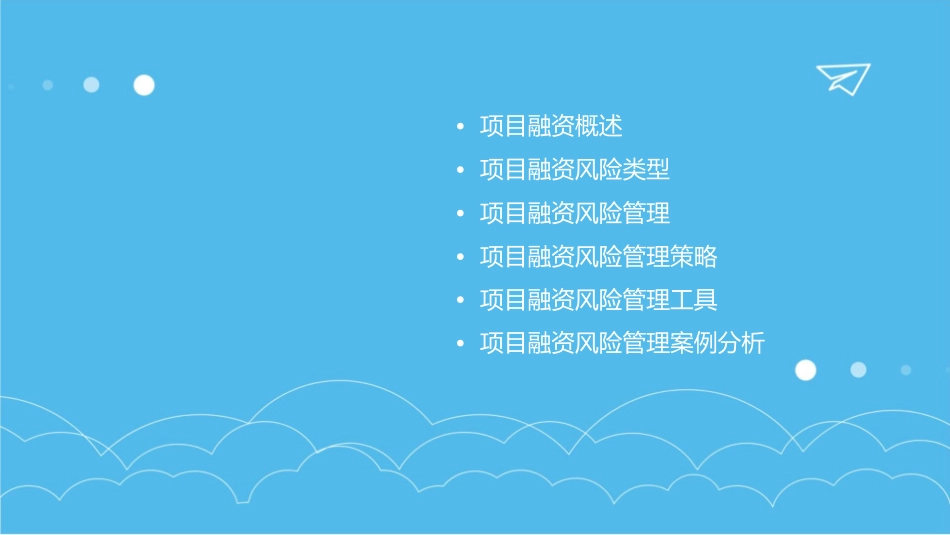项目融资风险及管理课件_第2页