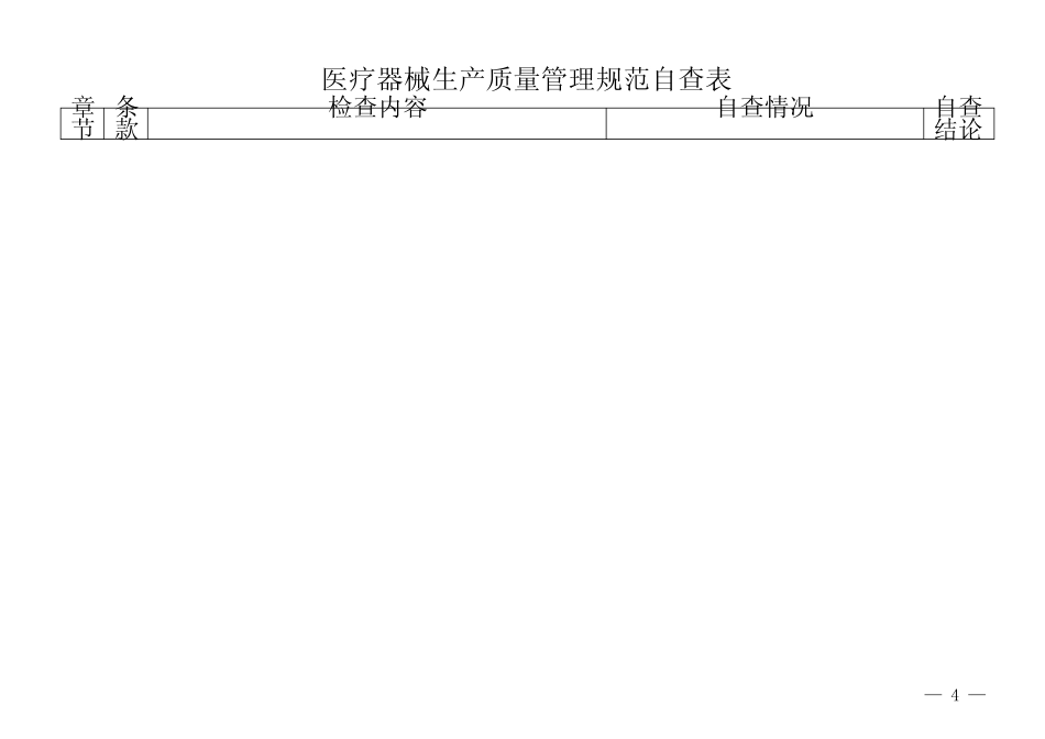 医疗器械生产质量管理规范现场检查指导原则自查表(2013-1-21)_第2页