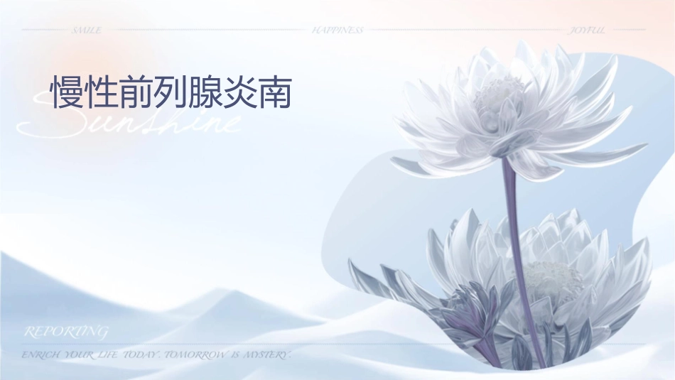慢性前列腺炎诊疗指南课件_第1页