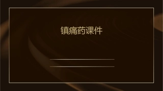 第五节镇痛药课件