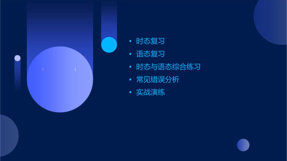 高三语法专项复习时态和语态课件_第2页
