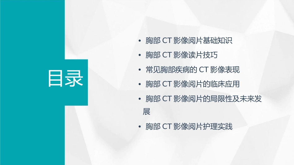 胸部CT影像阅片读片护理课件_第2页