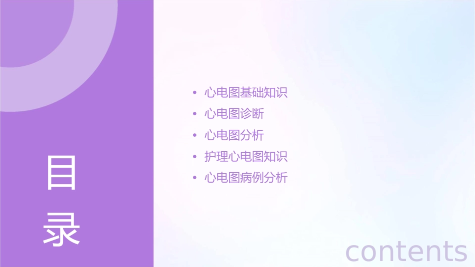 心电图诊断和分析护理课件_第2页