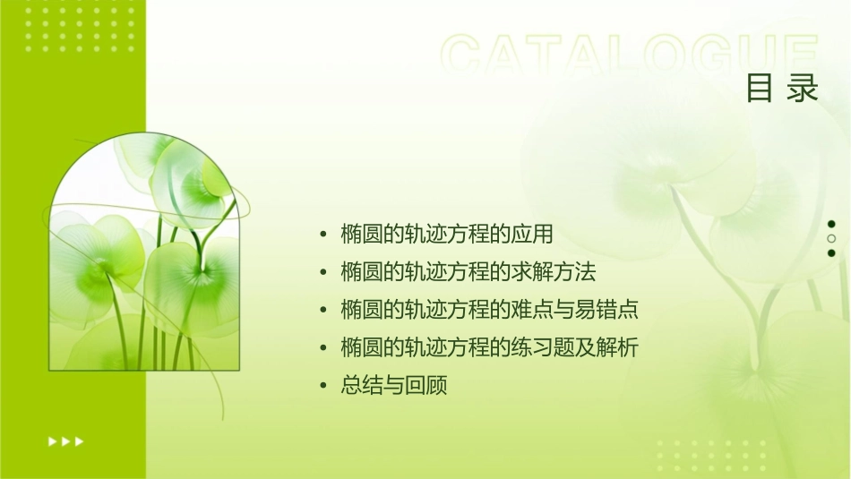 椭圆的轨迹方程教学课件_第2页