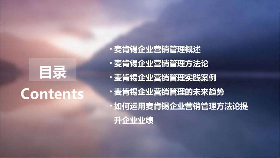 麦肯锡企业营销管理方法论课件_第2页