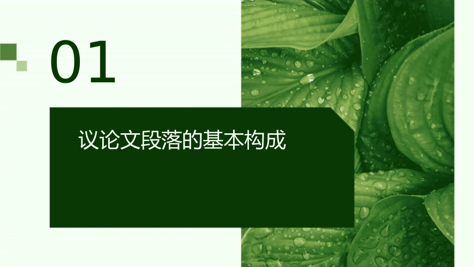 议论文段落的写法介绍课件_第3页
