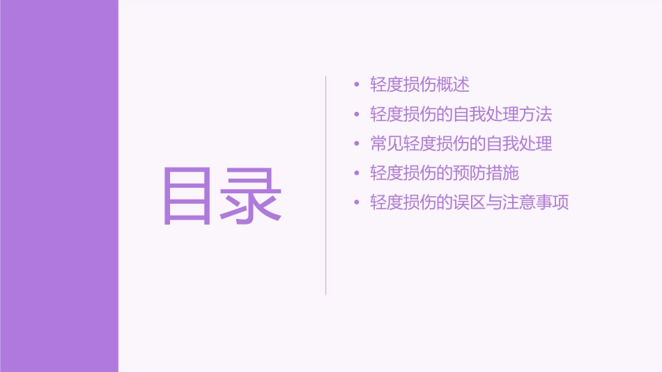 轻度损伤的自我处理课件_第2页