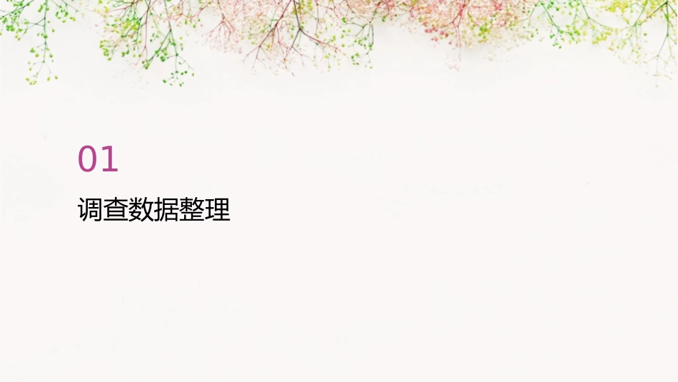 项目七调查数据的整理与分析课件_第3页