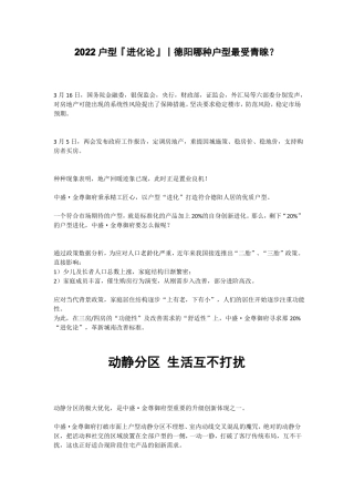 2022户型『进化论』丨德阳哪种户型最受青睐？