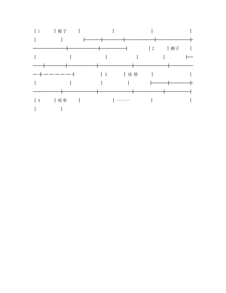 北京市学校学生公寓床上用品买卖合同 _第2页