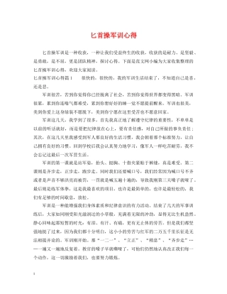 匕首操军训心得 