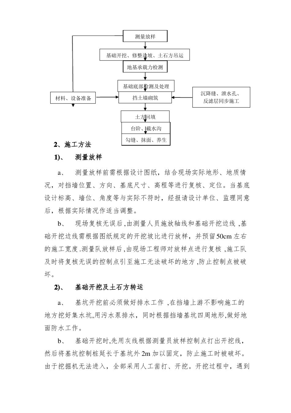 毛石挡土墙施工方案05118_第3页