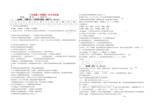 八级物理第二学期第一次月考试卷无答案 苏科版