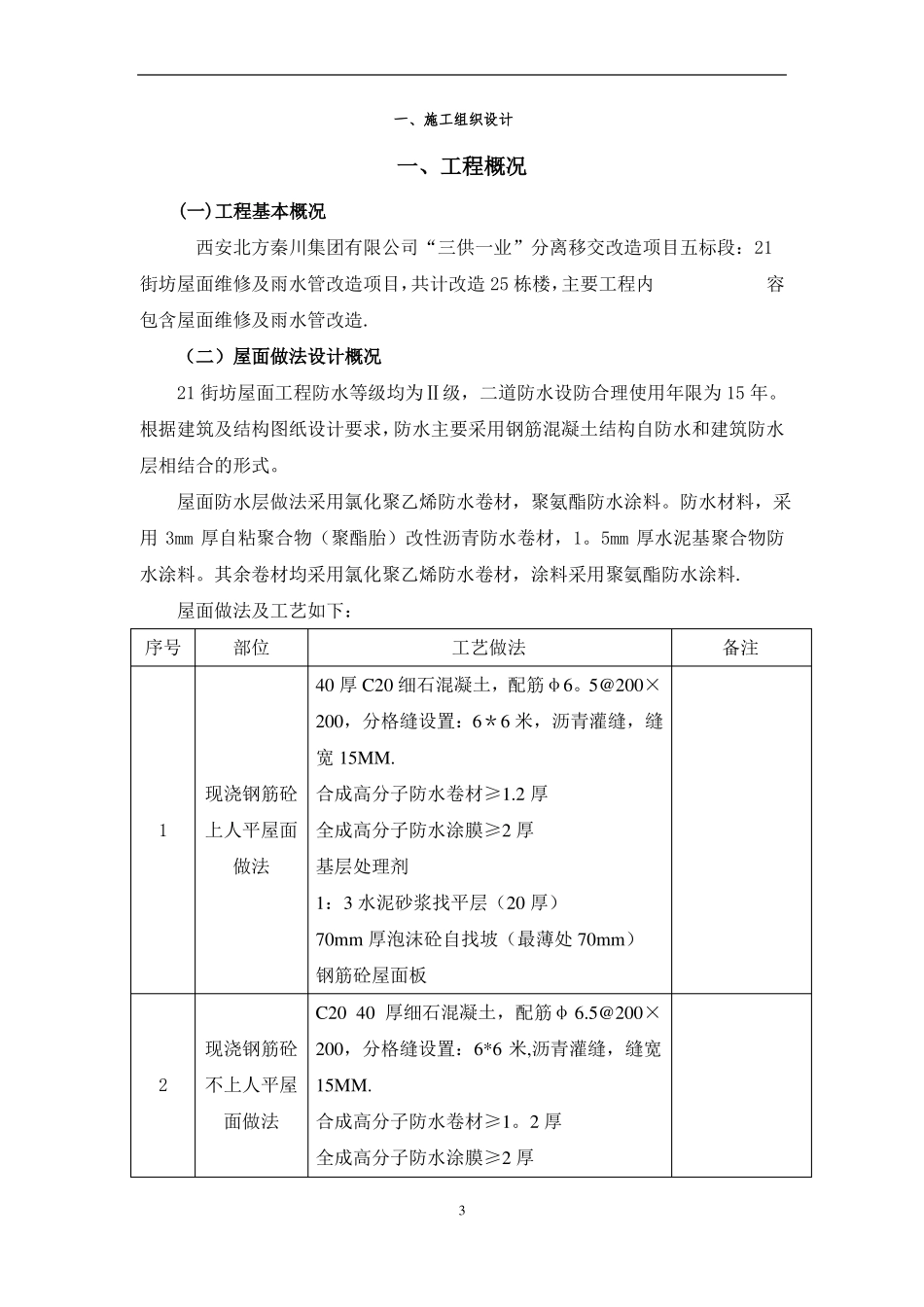屋面防水工程施工方案范本_第3页