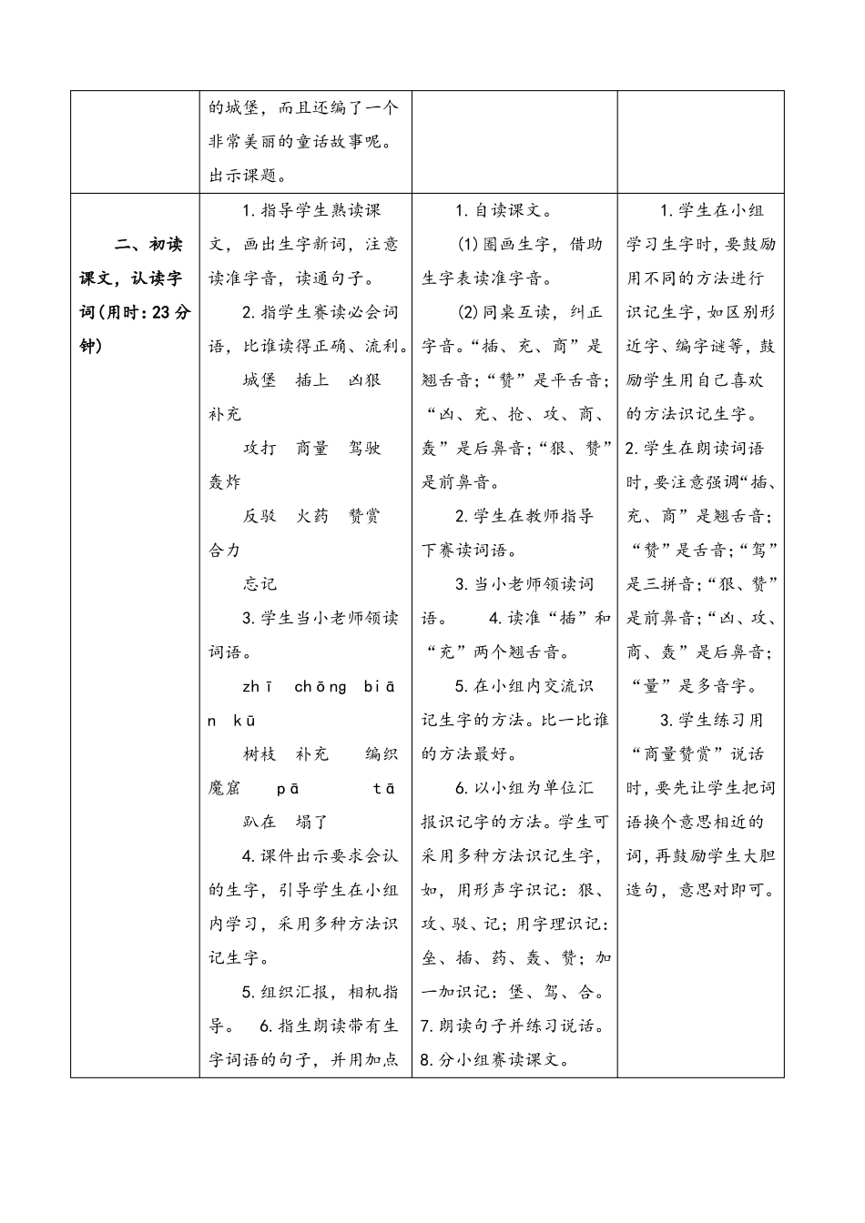 部编版语文二年级下册沙滩上的童话导学案_第2页