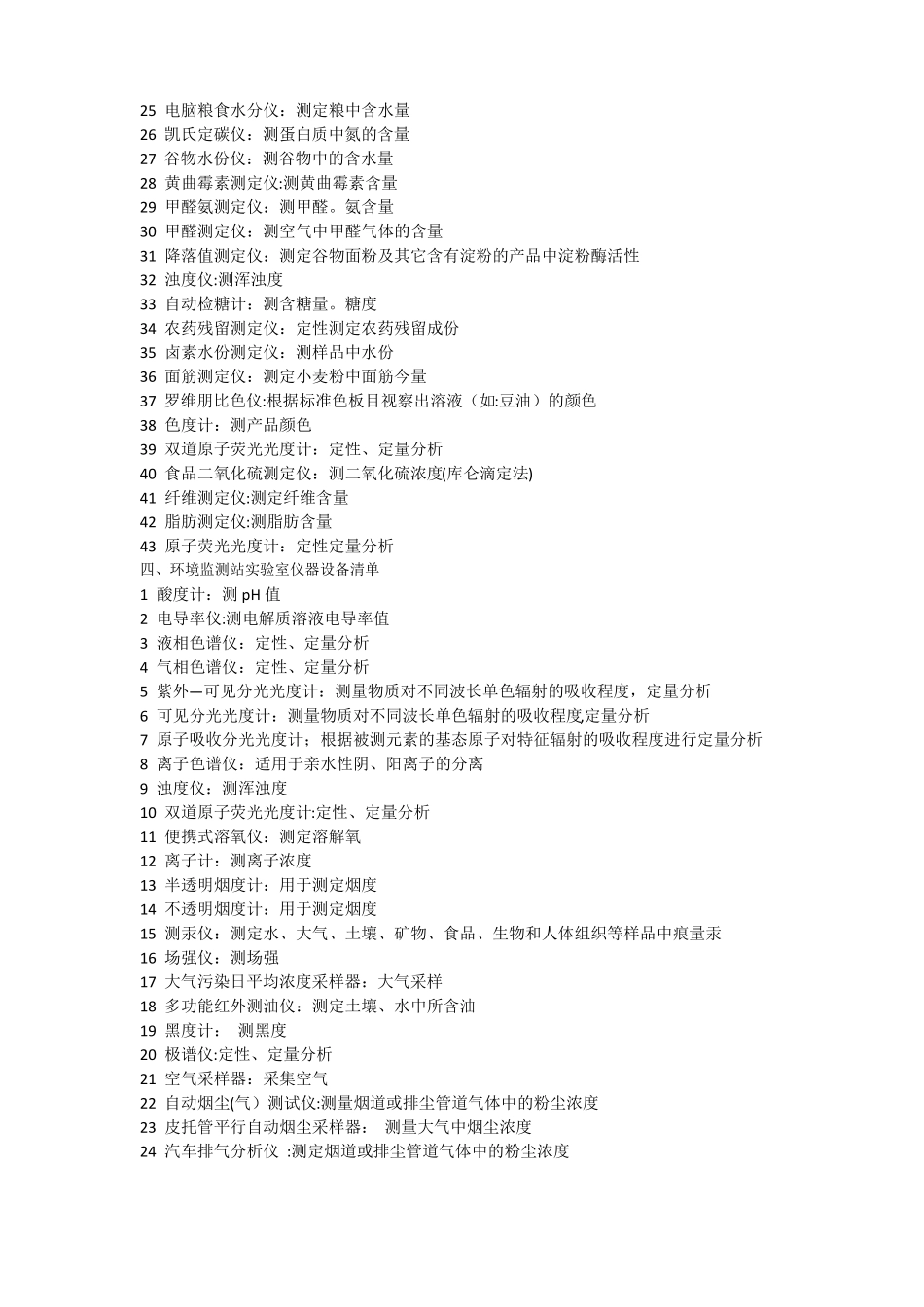 常见试验室仪器设备清单!附试验室图_第3页