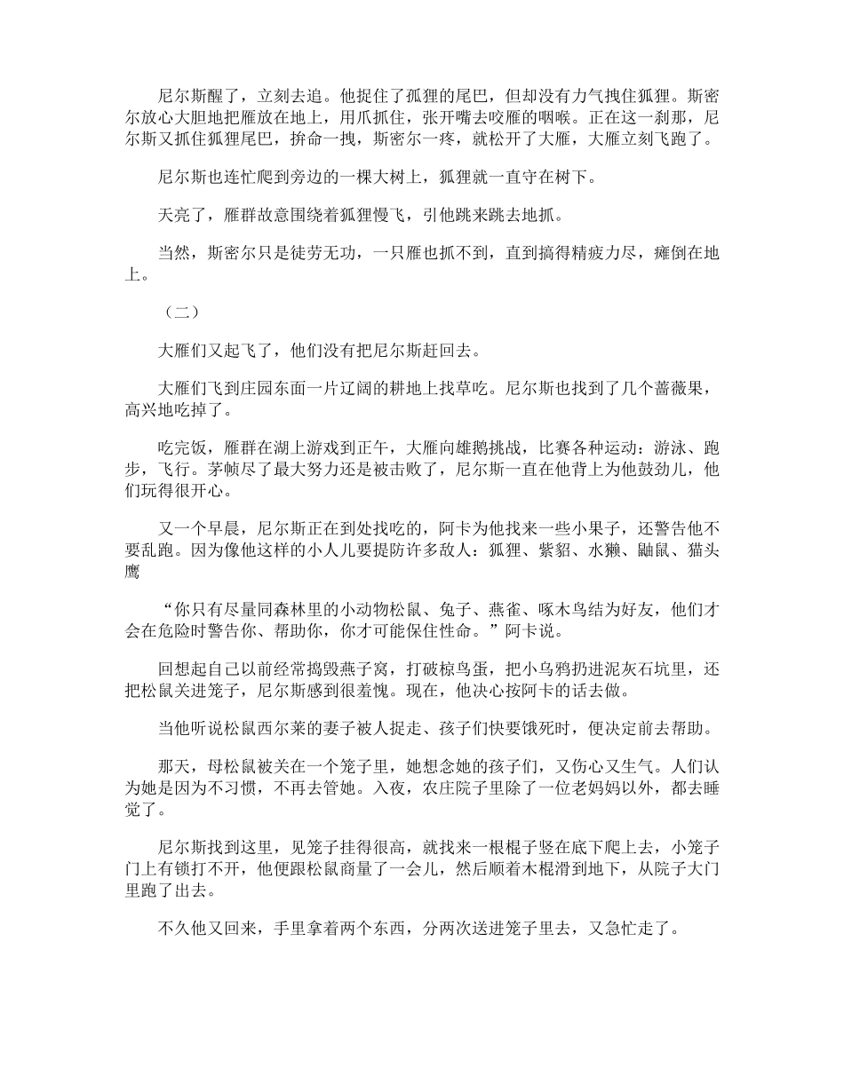 骑鹅旅行记的童话故事_第3页