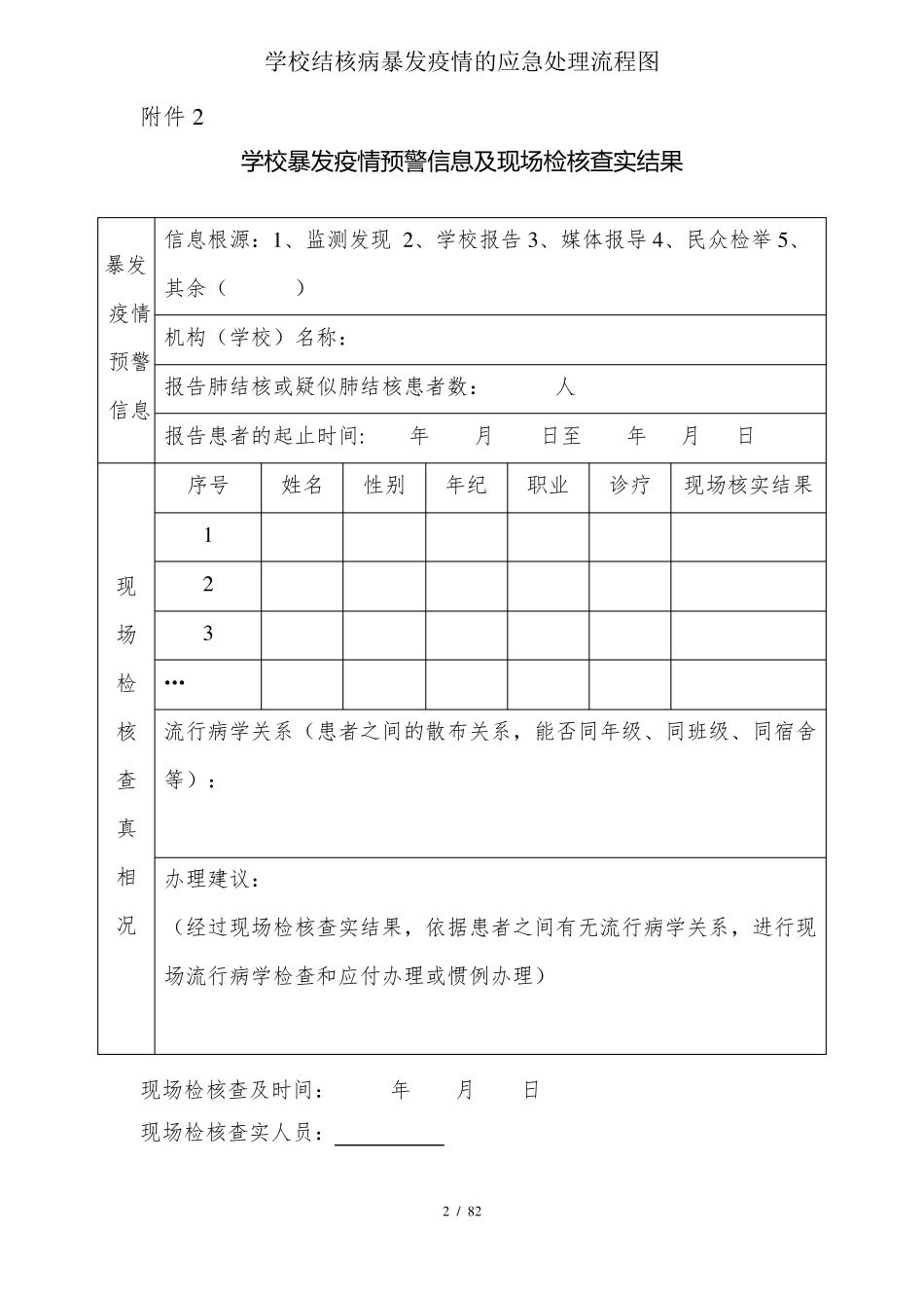 学校结核病暴发疫情的应急处置流程图_第2页