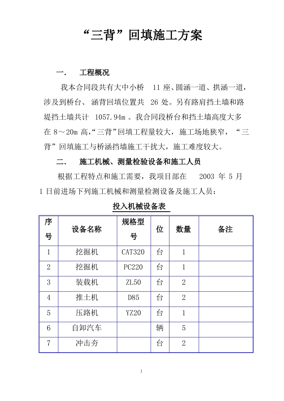 三背回填施工方案_第1页