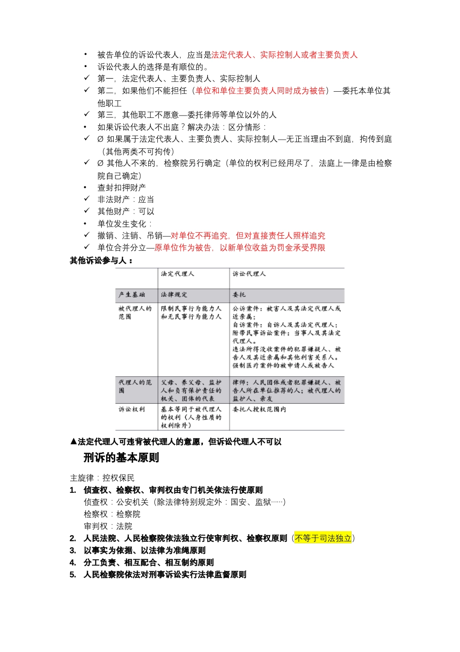 刑事诉讼法笔记前5章马工程_第3页