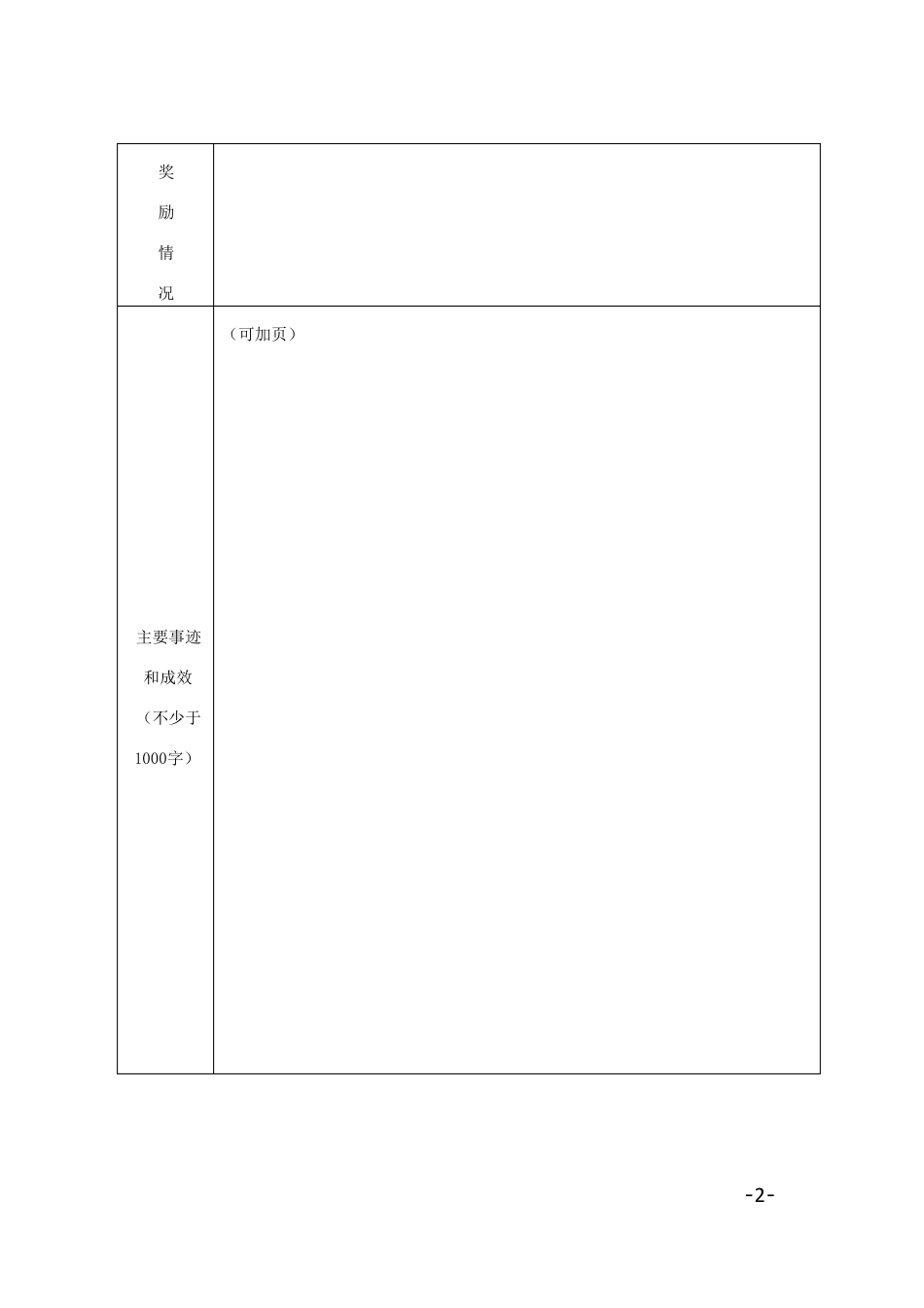 百姓学习之星推荐表_第2页