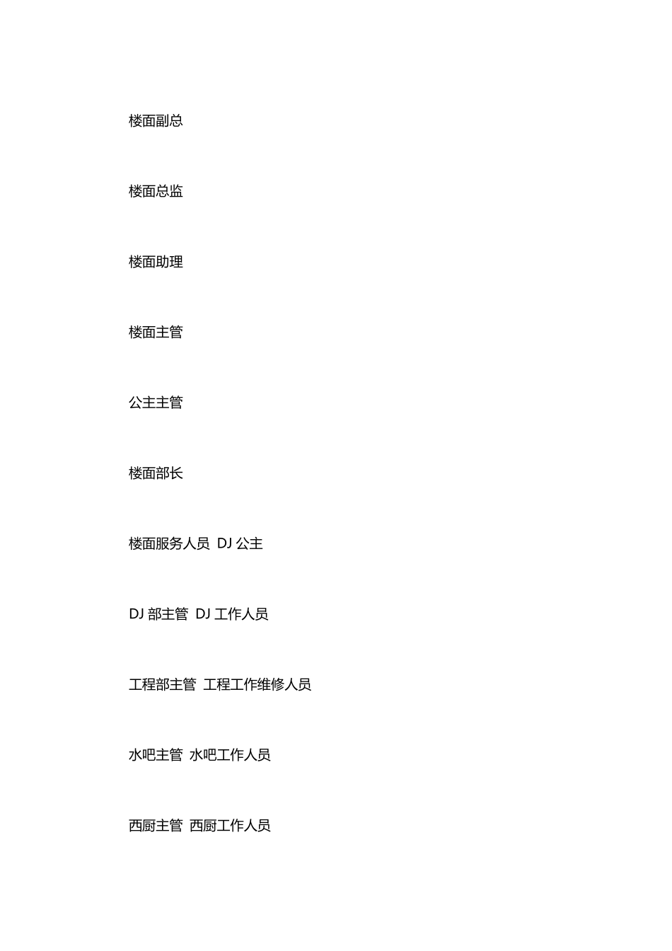 会所楼面管理方案计划_第2页