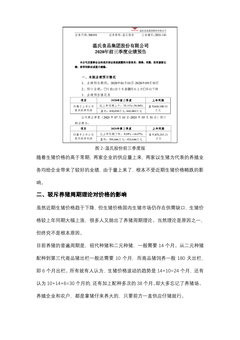 养猪企业季报预测大好,今天猪价多少又是养猪周期定律？_第3页