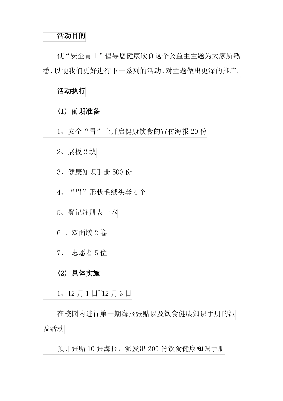 2022年健康公益活动策划方案通用7篇_第2页