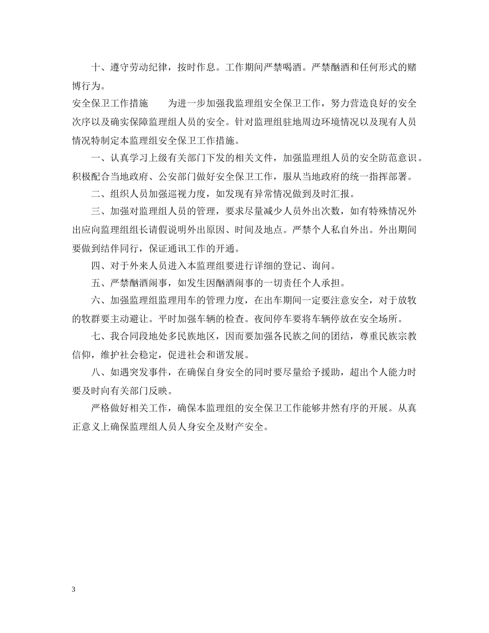 春节期间安全保卫措施 _第3页