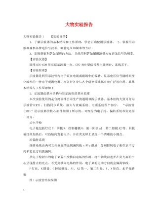 大物实验报告 