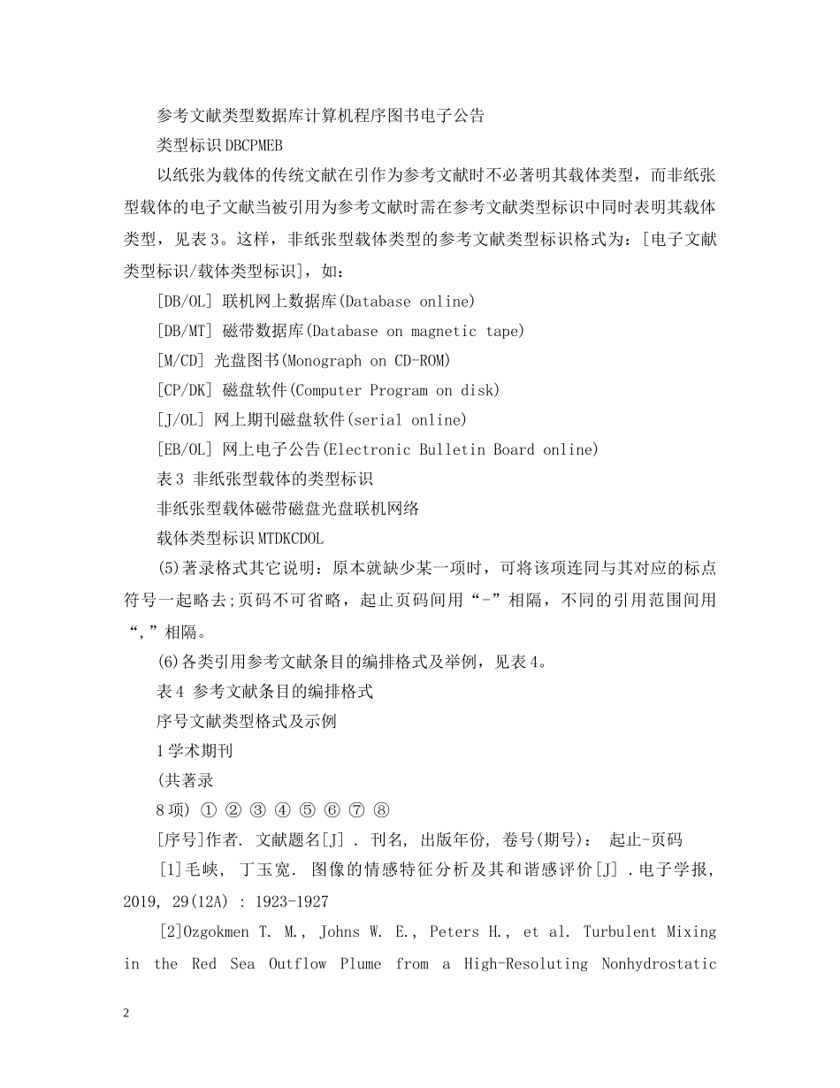 参考文献著录标准及格式 _第2页