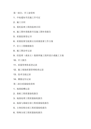 一套完整编辑的建筑项目工程资料