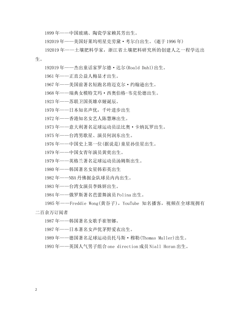 20XX年9月13日是什么节日_第2页