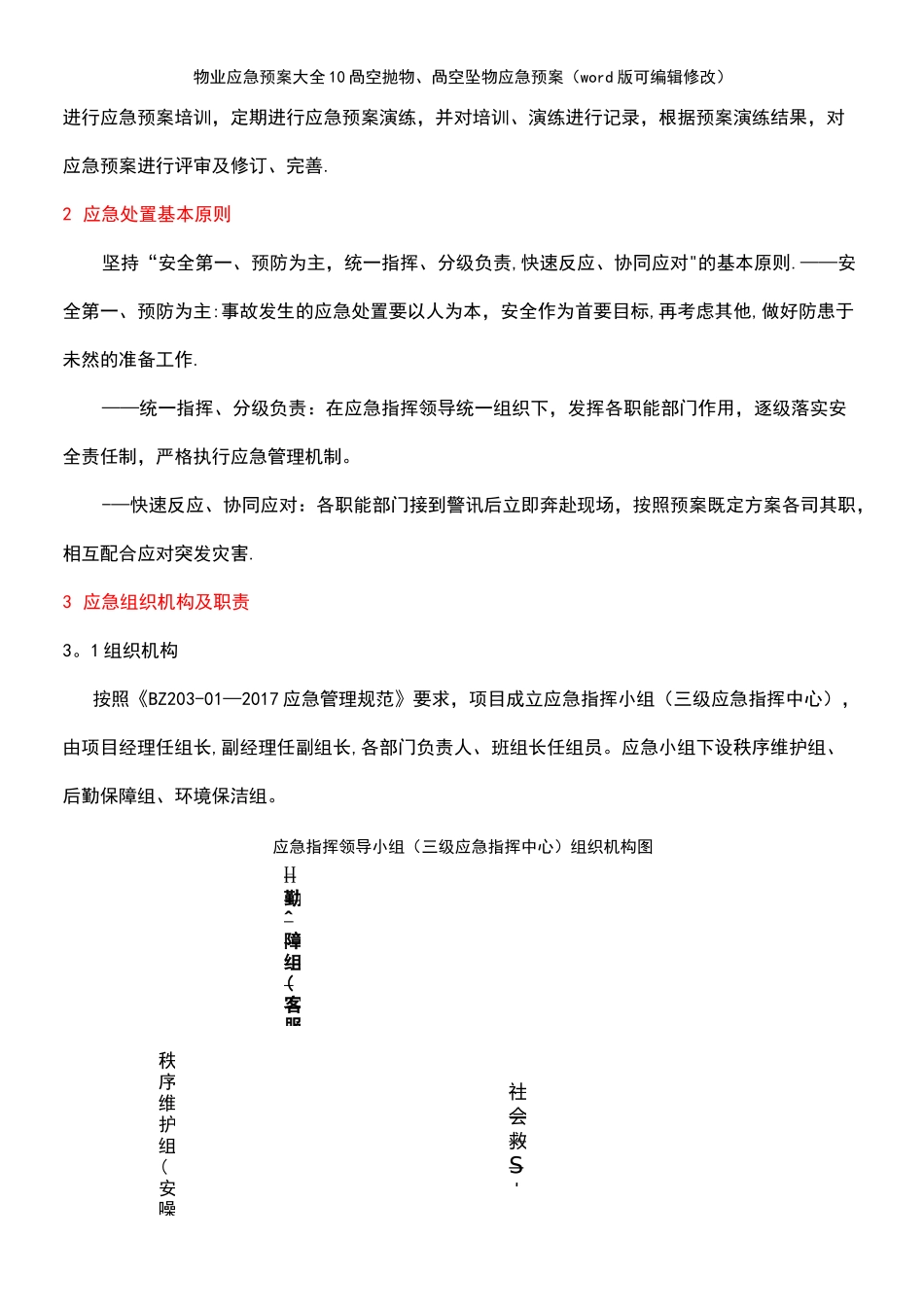 物业应急预案大全——10高空抛物、高空坠物应急预案(K12教育文档)_第3页